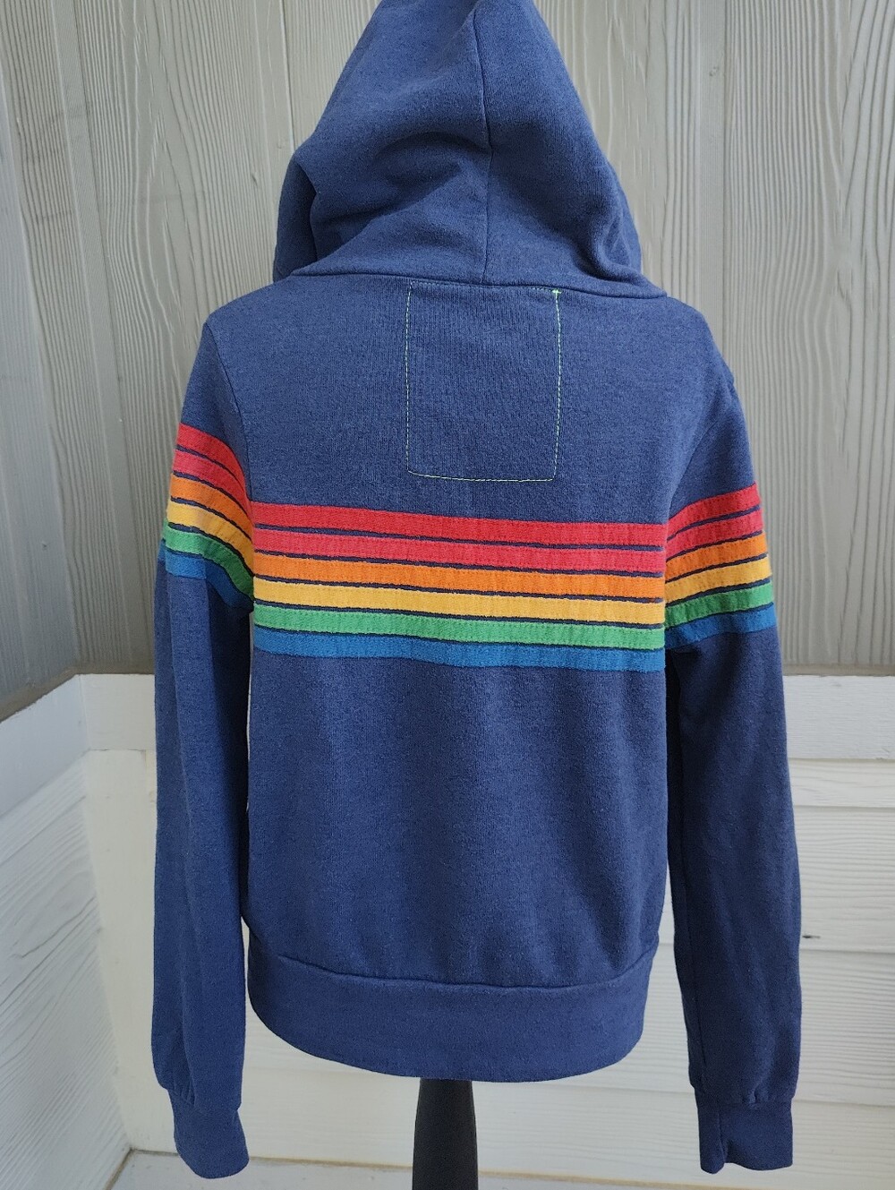 Aviator Nation five striped hoodie XS - Picture 3 of 9